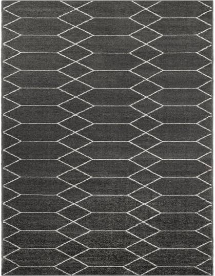 Detail image of  3' 3 x 16' 5 Lattice Frieze Runner Rug