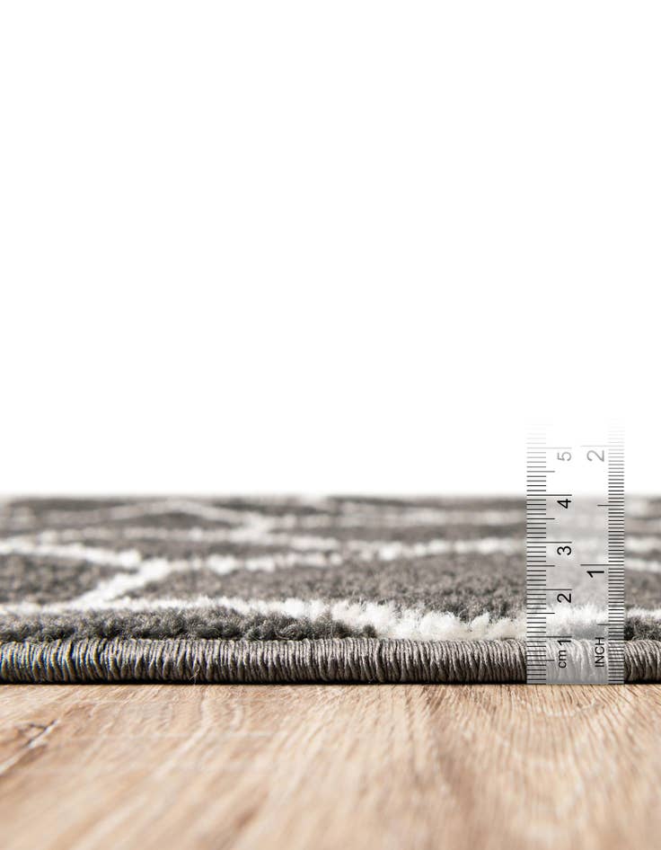 Detail image of  2' 7 x 12' Lattice Frieze Runner Rug