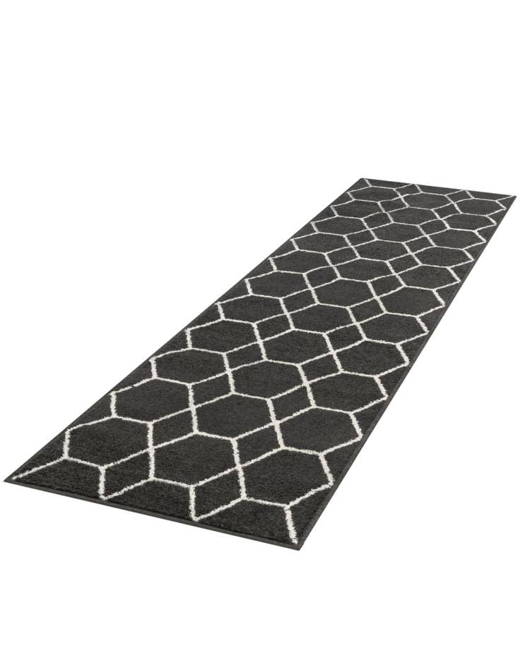 Detail image of  2' x 8' Lattice Frieze Runner Rug