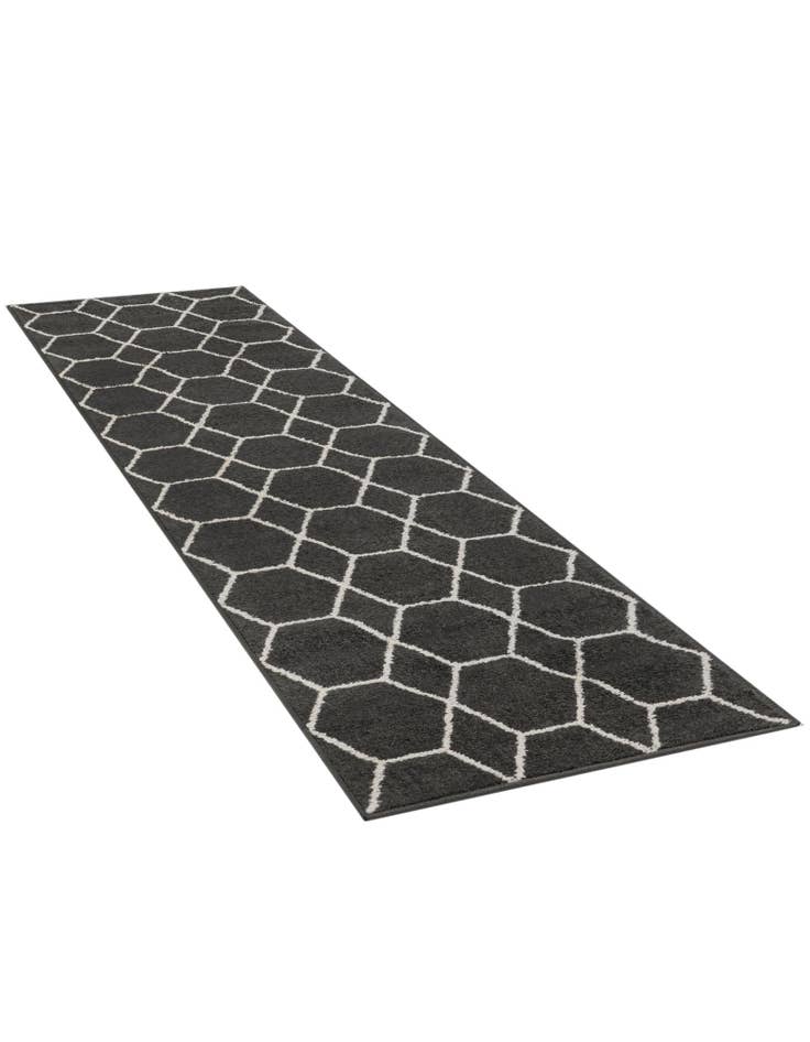 Detail image of  2' x 8' Lattice Frieze Runner Rug