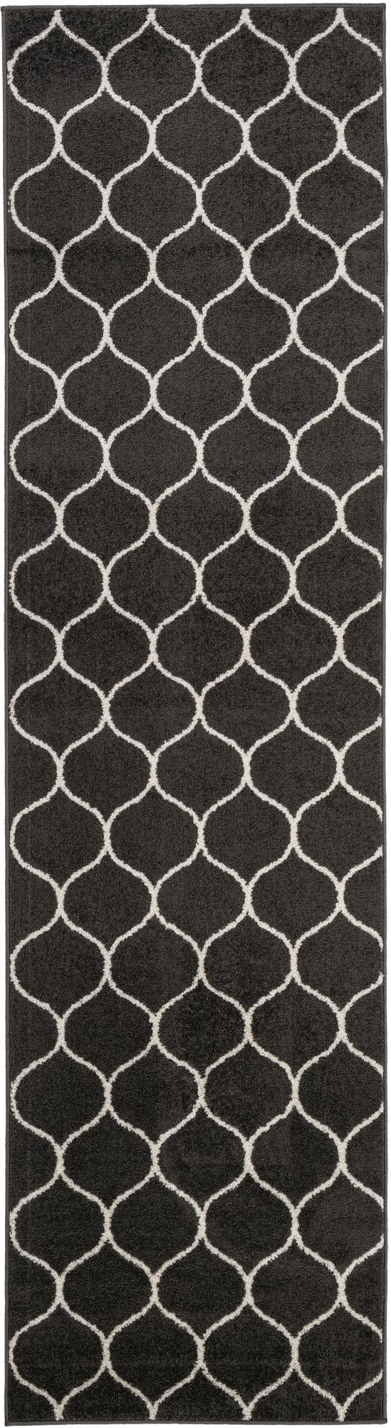  2' 5 x 9' Lattice Frieze Runner Rug