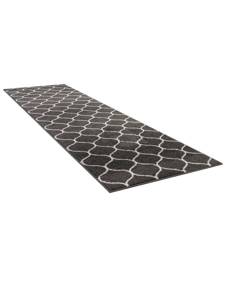 Detail image of  2' 5 x 9' Lattice Frieze Runner Rug