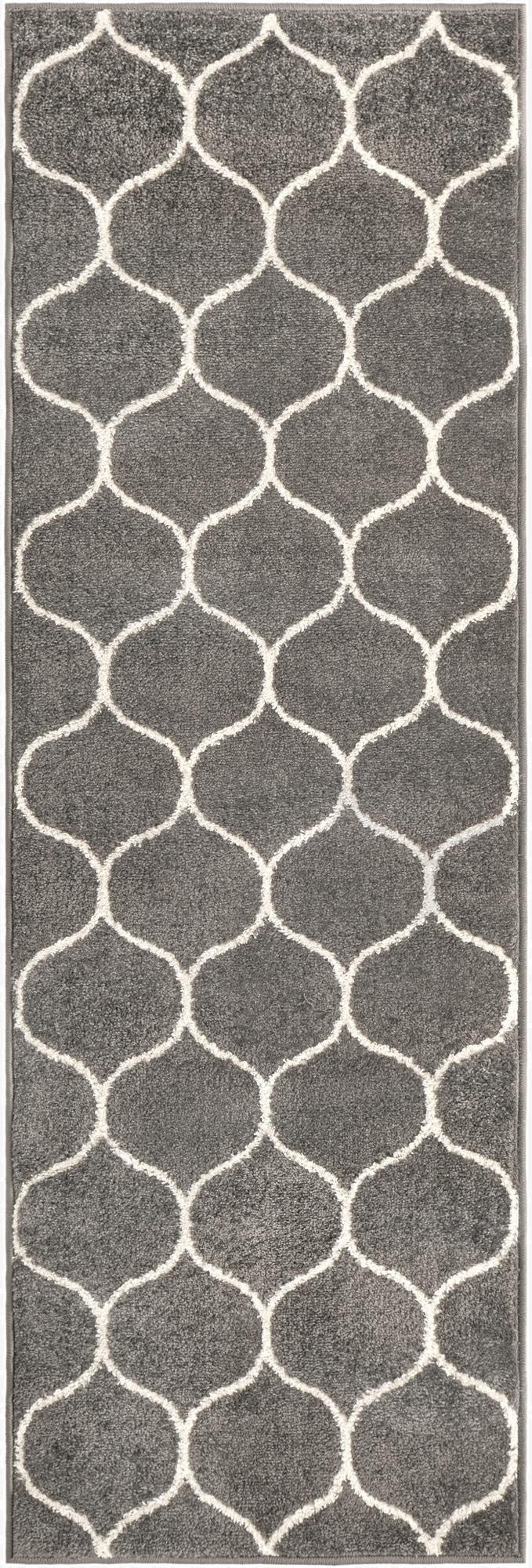  2' x 6' Lattice Frieze Runner Rug