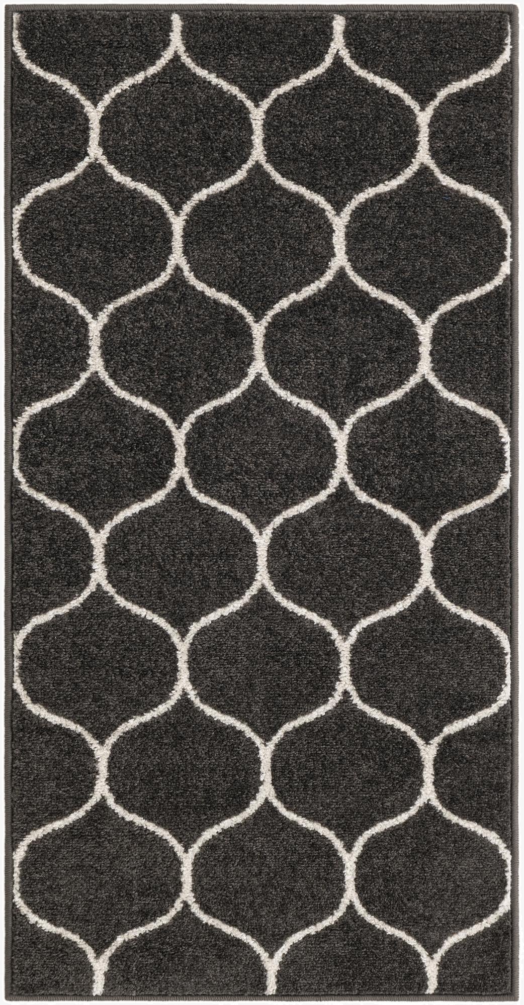  2' x 4' Lattice Frieze Runner Rug