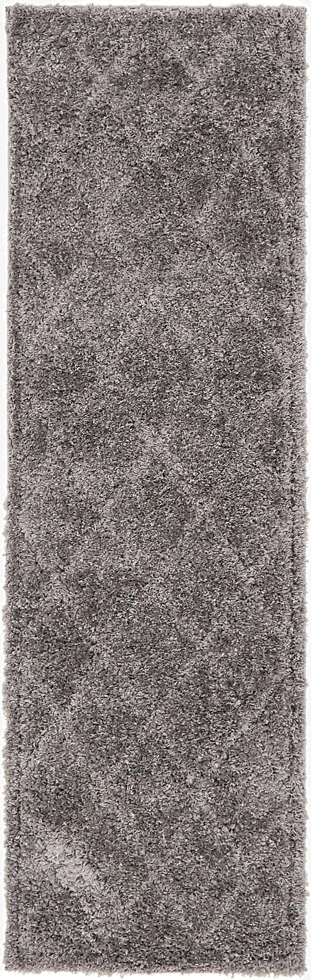  2' x 6' 9 Lattice Shag Runner Rug