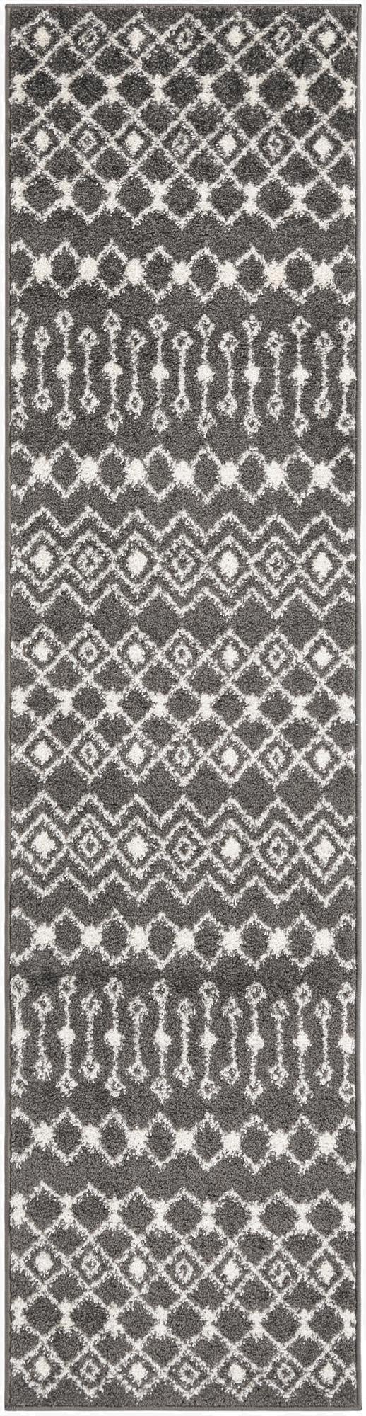  2' x 8' Moroccan Trellis Runner Rug