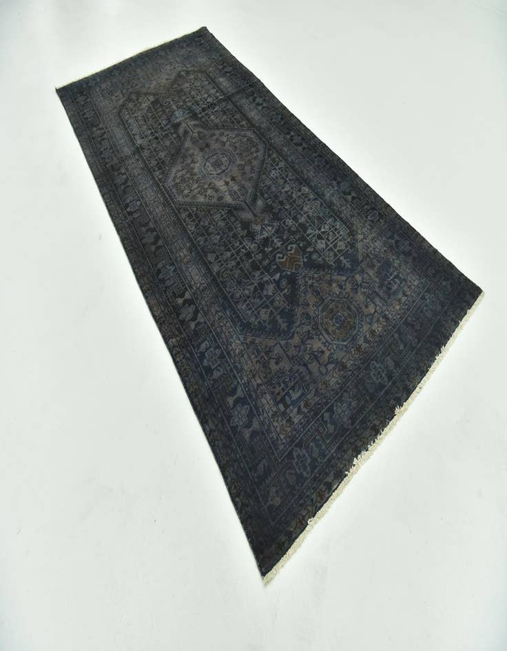 Detail image of  5' 2 x 10' 9  Hand Knotted Ultra Vintage Persian Wool Runner Rug