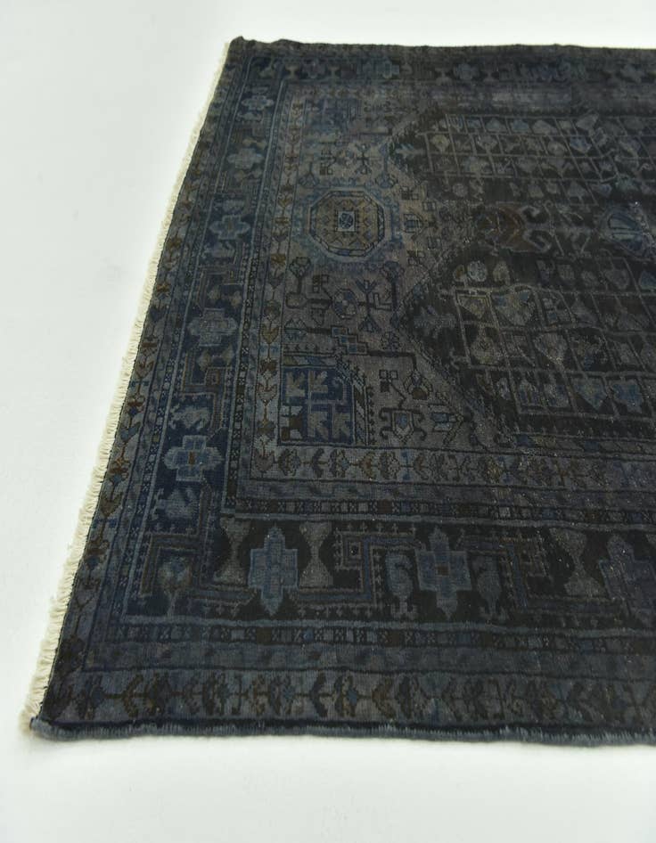 Detail image of  5' 2 x 10' 9  Hand Knotted Ultra Vintage Persian Wool Runner Rug