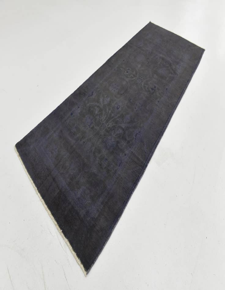 Detail image of  3' 7 x 9' 1  Hand Knotted Ultra Vintage Persian Wool Runner Rug