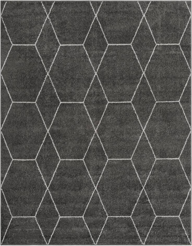 Detail image of  7' x 7' Lattice Frieze Square Rug