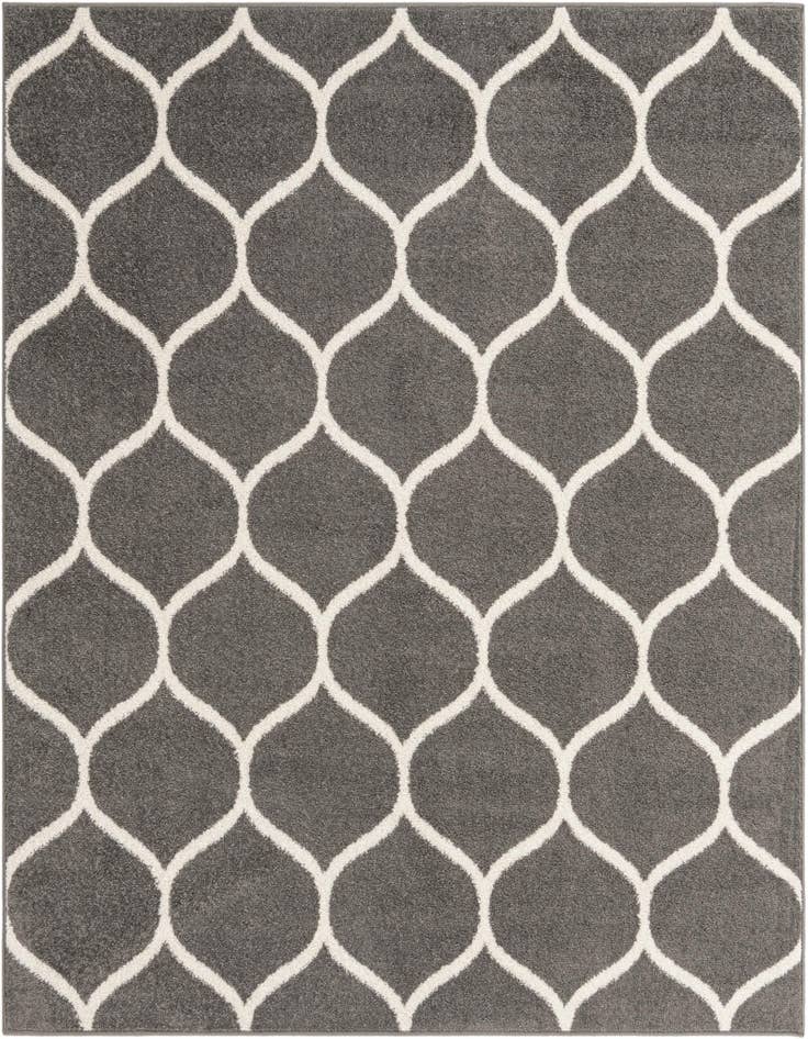 Detail image of  6' x 6' Lattice Frieze Square Rug