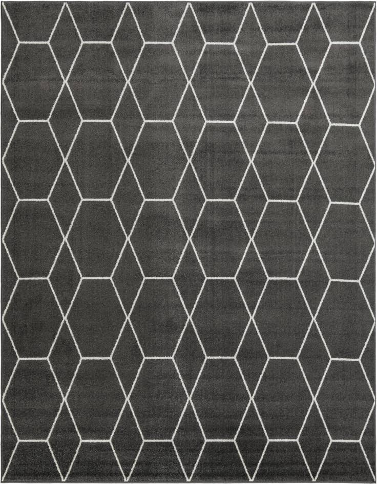 Detail image of  10' x 10' Lattice Frieze Square Rug