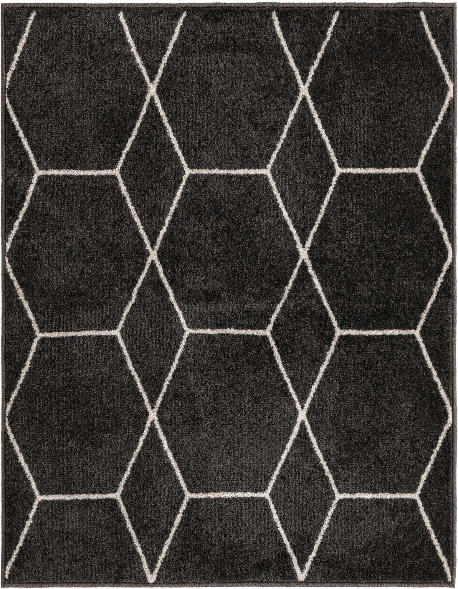 Primary image  3' 5 x 3' 7 Lattice Frieze Square Rug