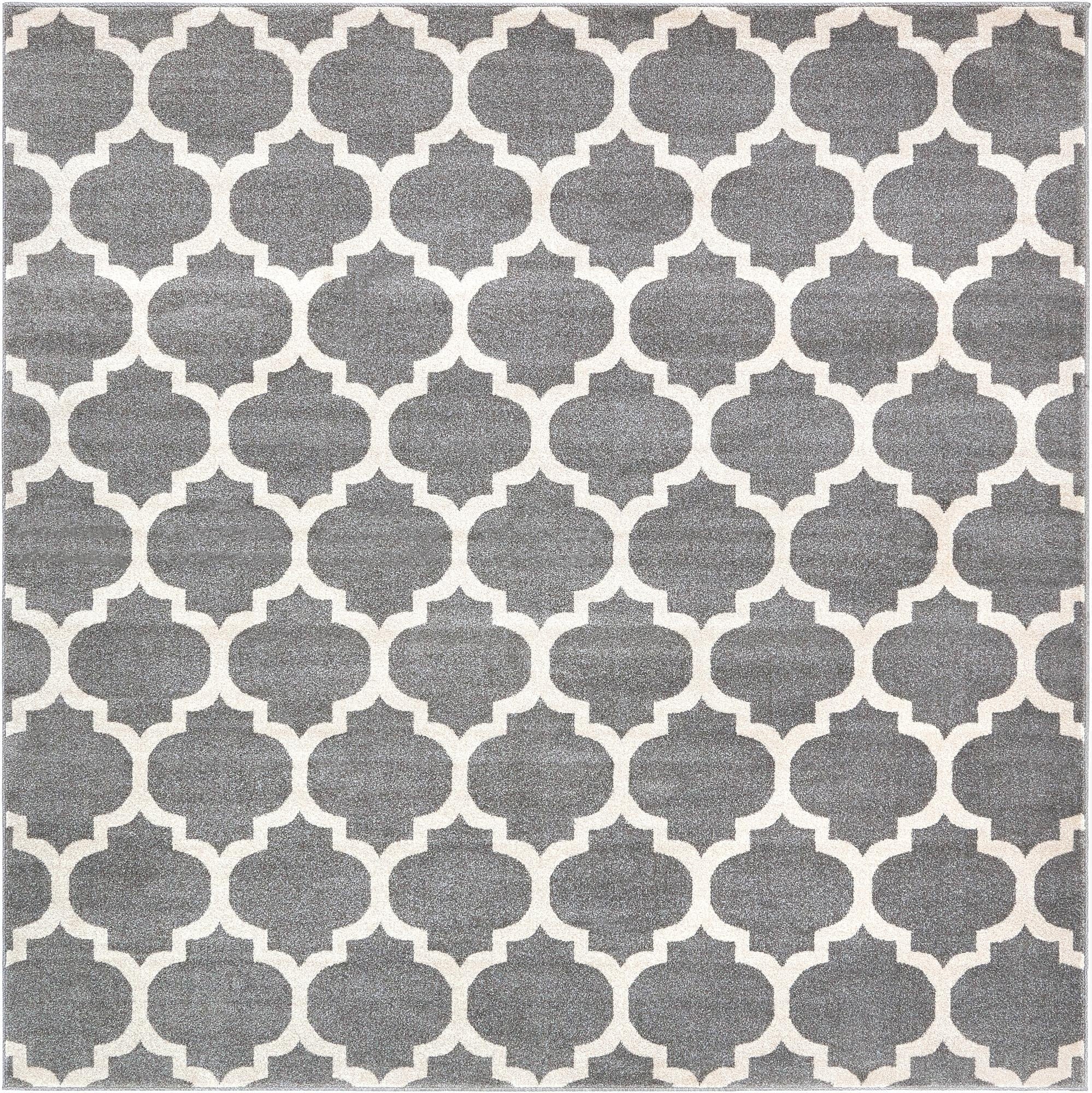  7' 10 x 7' 10 Lattice Square Rug