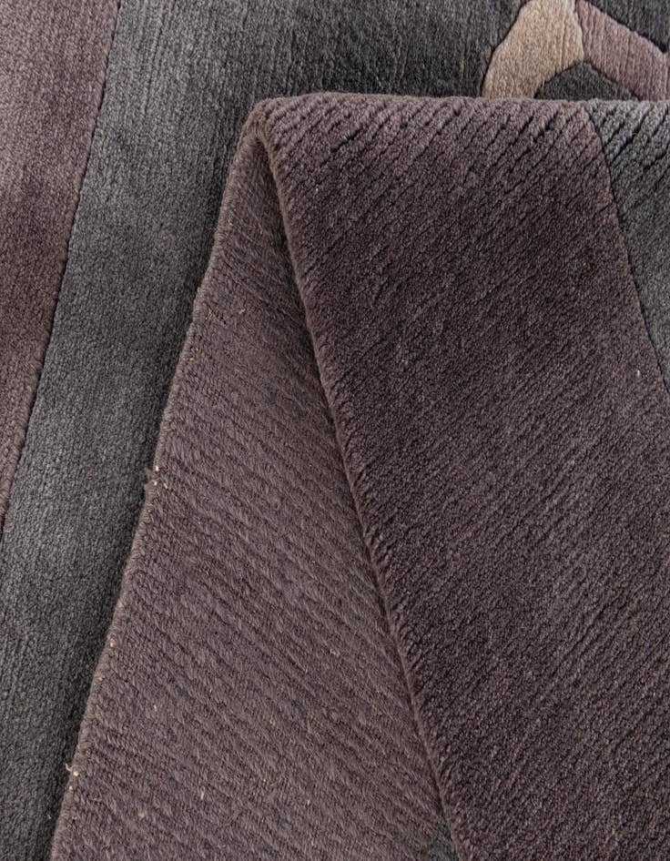 Detail image of  7' 11 x 8' 1  Hand Knotted Tibet Wool Square Rug