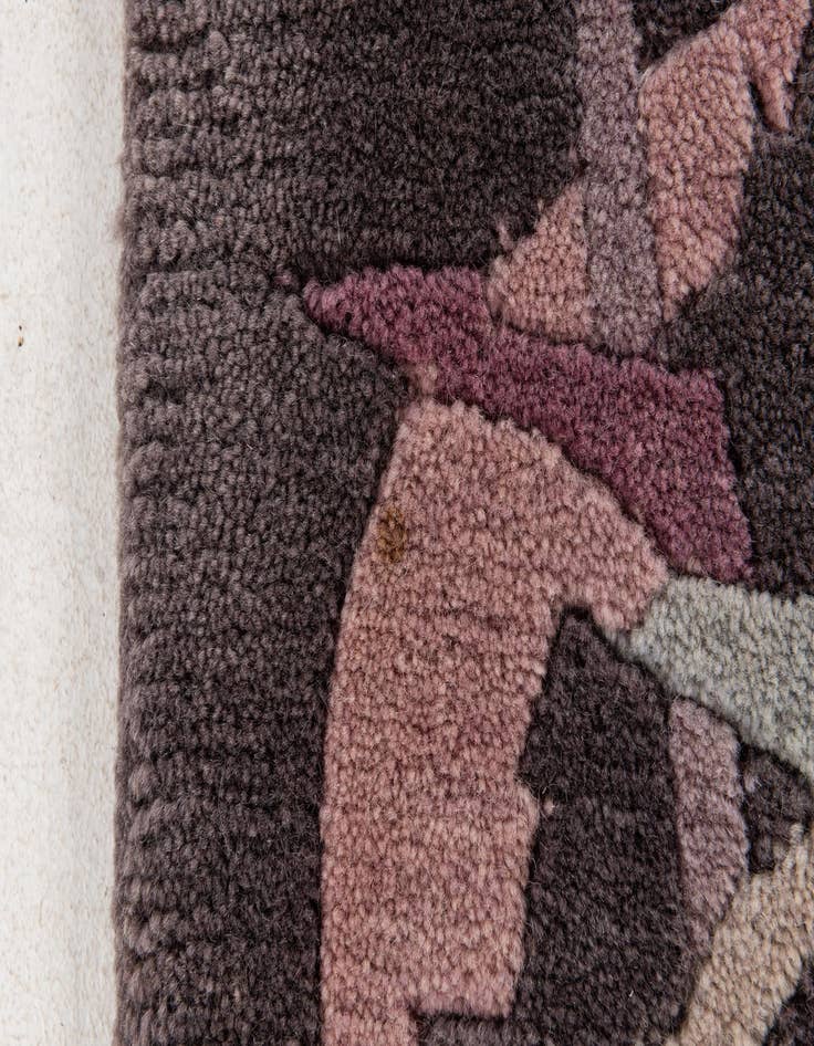 Detail image of  7' 11 x 8' 1  Hand Knotted Tibet Wool Square Rug