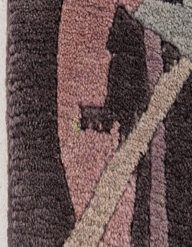 Detail image of  7' 11 x 8' 1  Hand Knotted Tibet Wool Square Rug