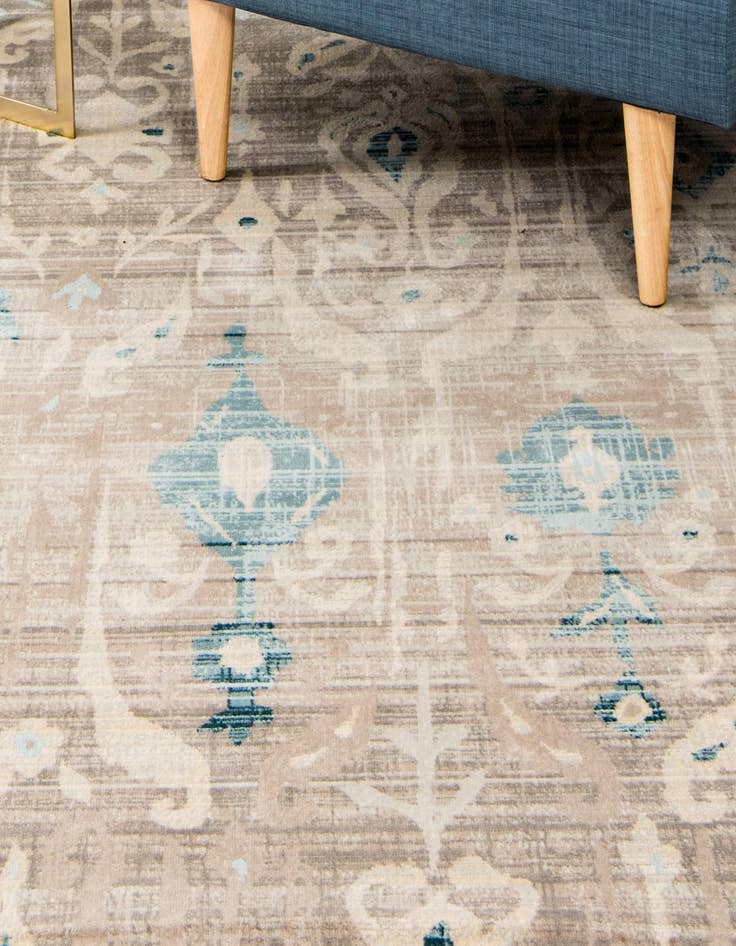 Detail image of  8' x 8' Victoria Square Rug