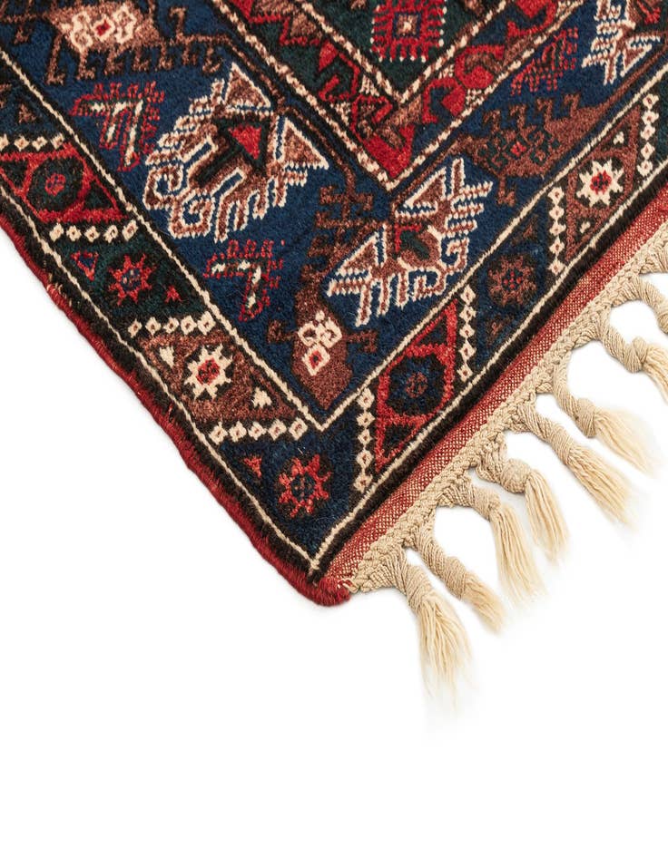 Detail image of  4' x 6'  Hand Knotted Balouch Oriental Wool Rug