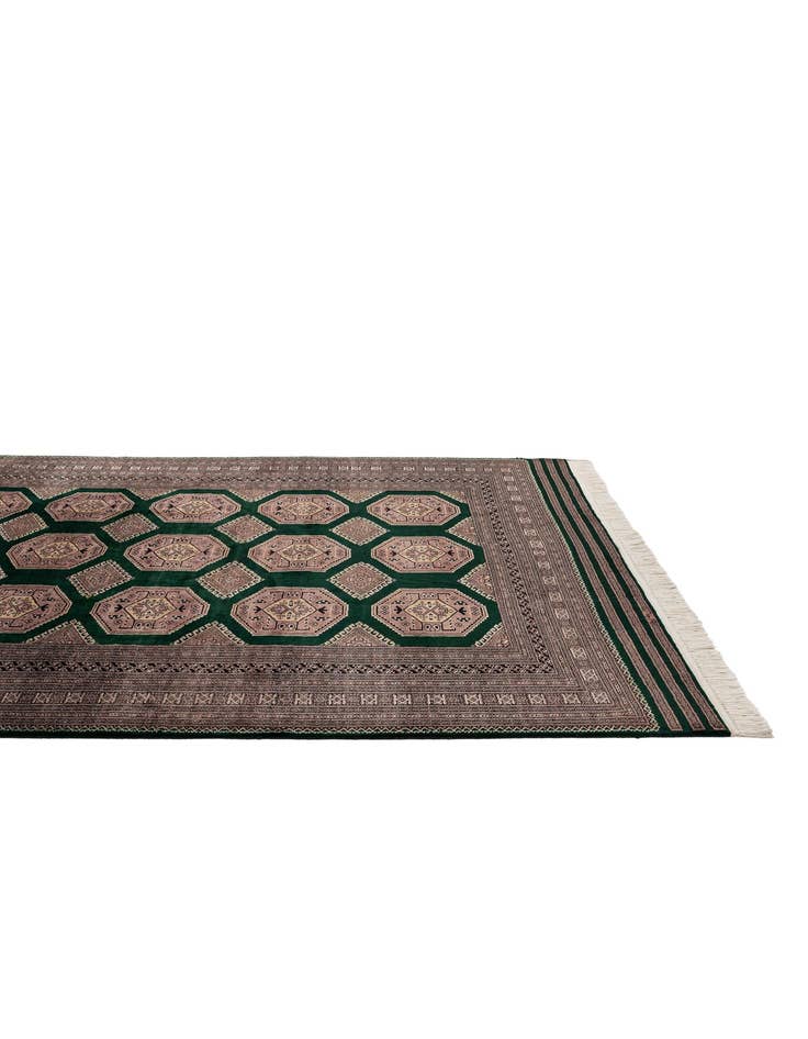 Detail image of  7' 3 x 10' 5  Hand Knotted Bokhara Oriental Rug