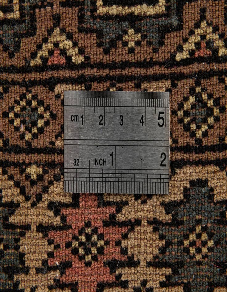 Detail image of  2' x 3' 1  Hand Knotted Bokhara Oriental Wool Rug