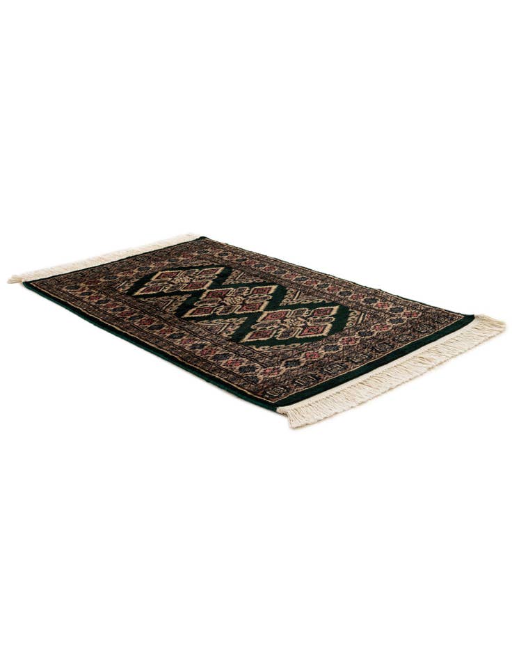 Detail image of  2' x 3' 1  Hand Knotted Bokhara Oriental Wool Rug