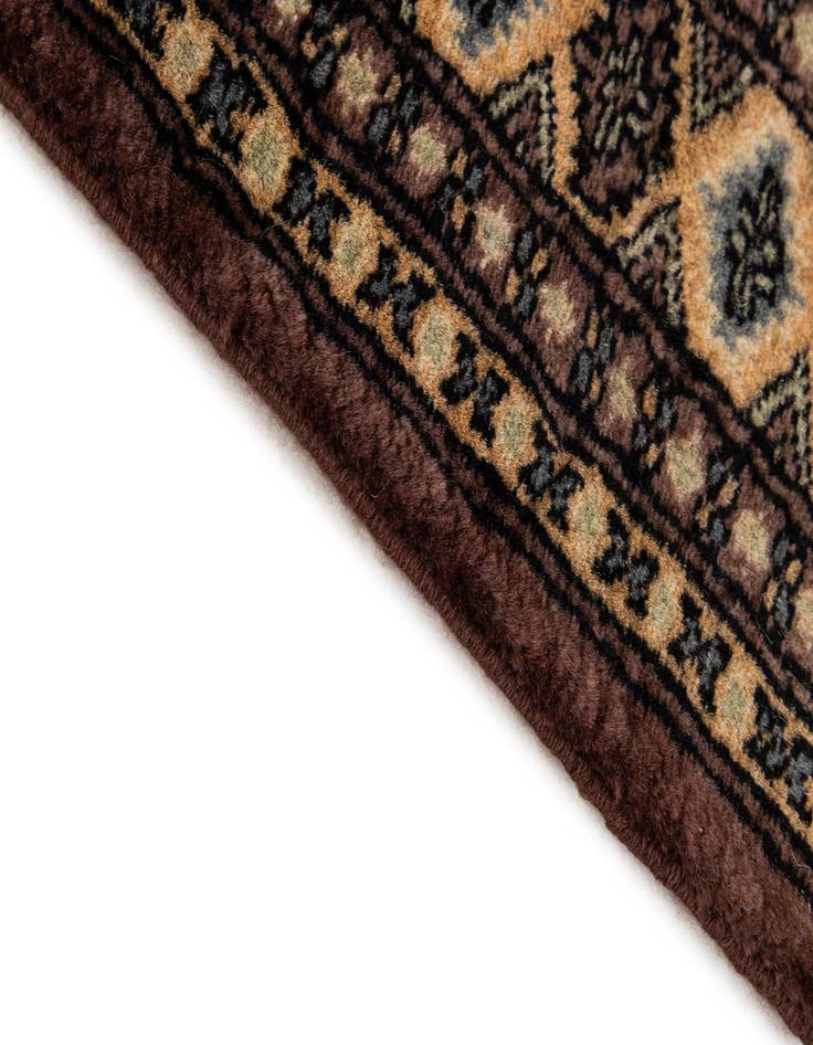 Detail image of  2' 8 x 4' 1  Hand Knotted Bokhara Oriental Wool Rug
