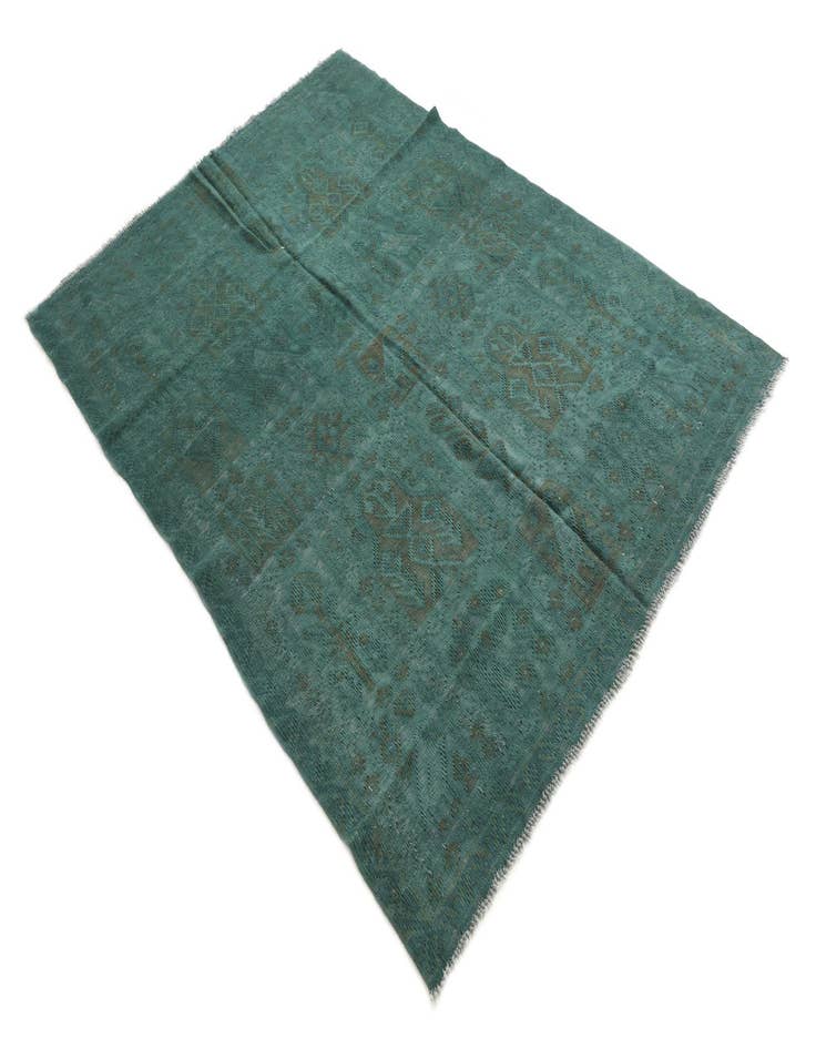 Detail image of  5' x 7'  Hand Woven Kilim Modern Wool Rug