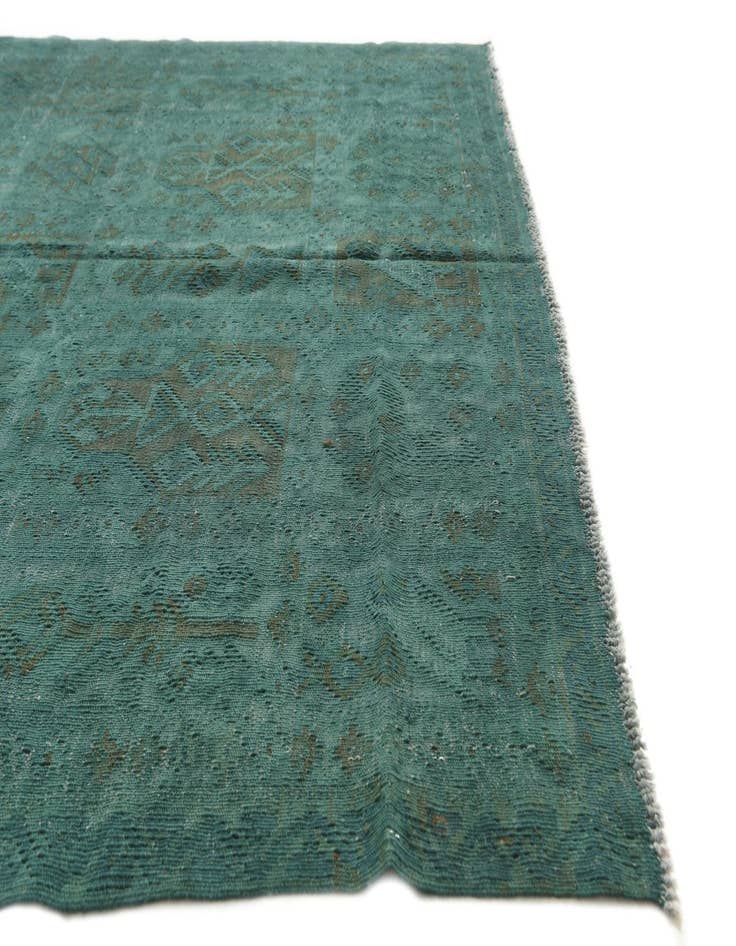 Detail image of  5' x 7'  Hand Woven Kilim Modern Wool Rug