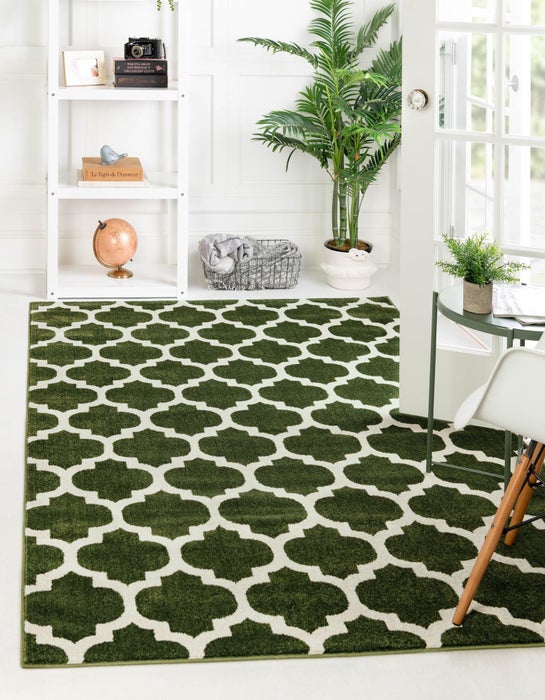 Green 8' 5 x 11' 4 Georgia Rug | Rugs.com