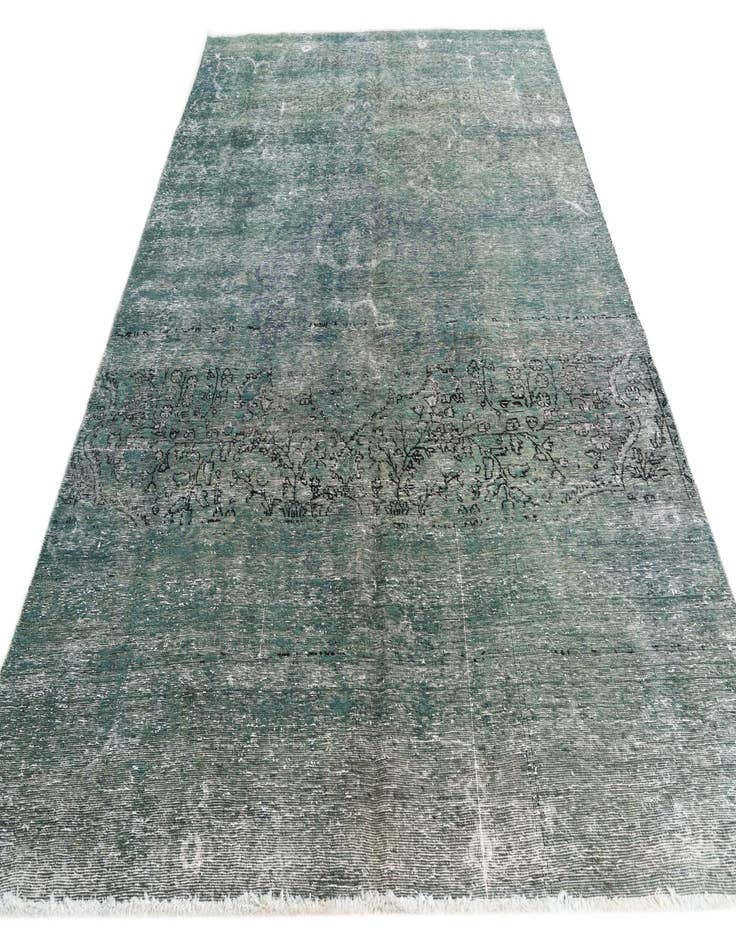 Detail image of  6' 10 x 9' 6  Hand Knotted Ultra Vintage Persian Wool Rug