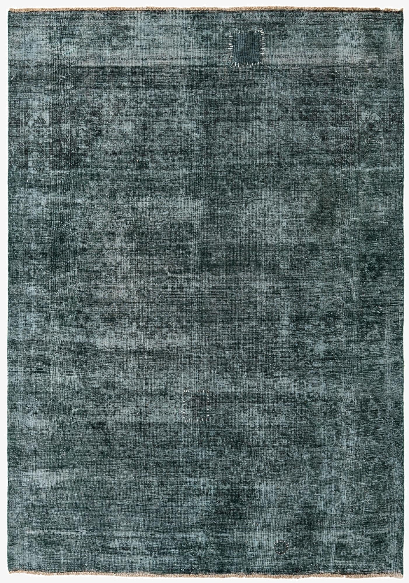  6' 5 x 9' 4  Hand Knotted Ultra Vintage Persian Wool Rug