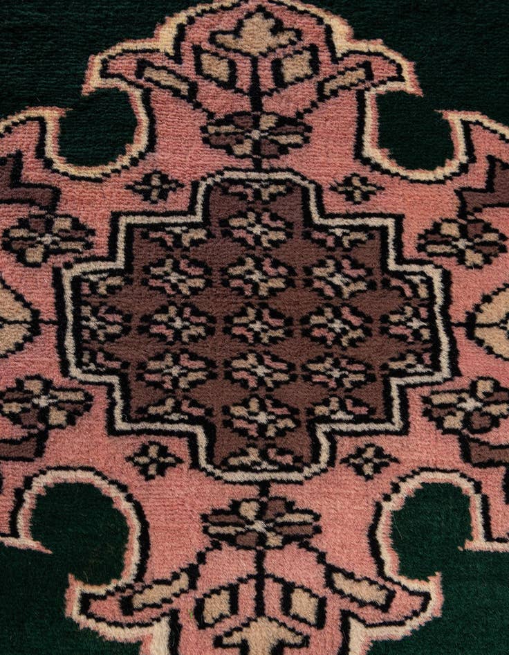 Detail image of  2' 7 x 2' 7  Hand Knotted Bokhara Oriental Wool Round Rug