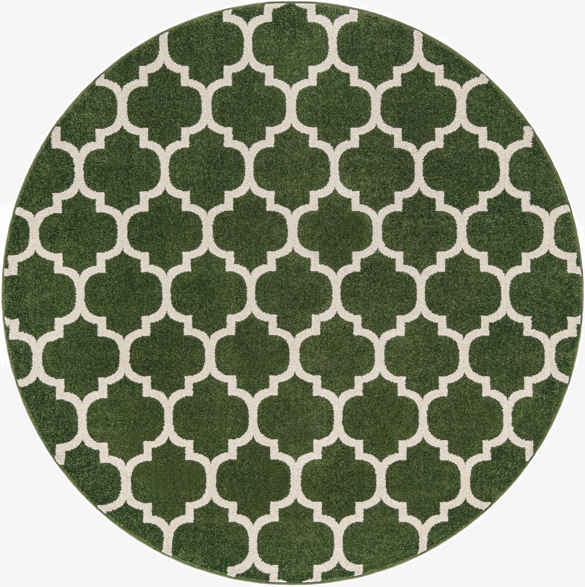  6' x 6' Lattice Round Rug