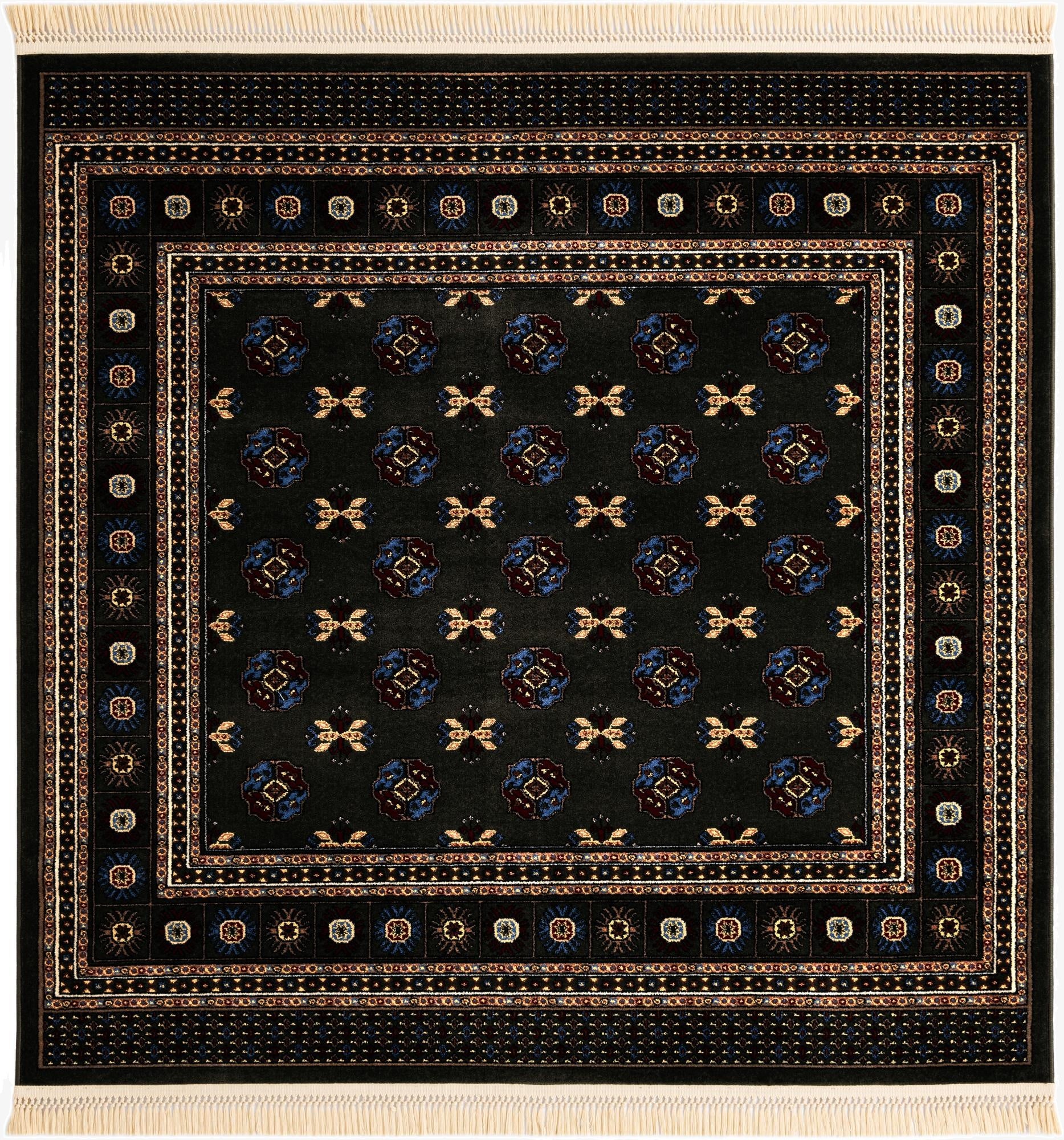  6' x 6' Bokhara Square Rug