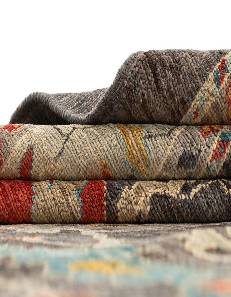 Detail image of  9' 1 x 11' 10  Hand Knotted Oushak Rug