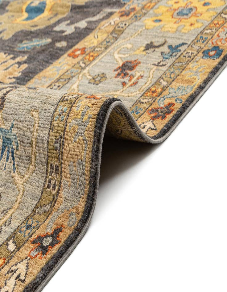 Detail image of  9' 1 x 11' 10  Hand Knotted Oushak Rug