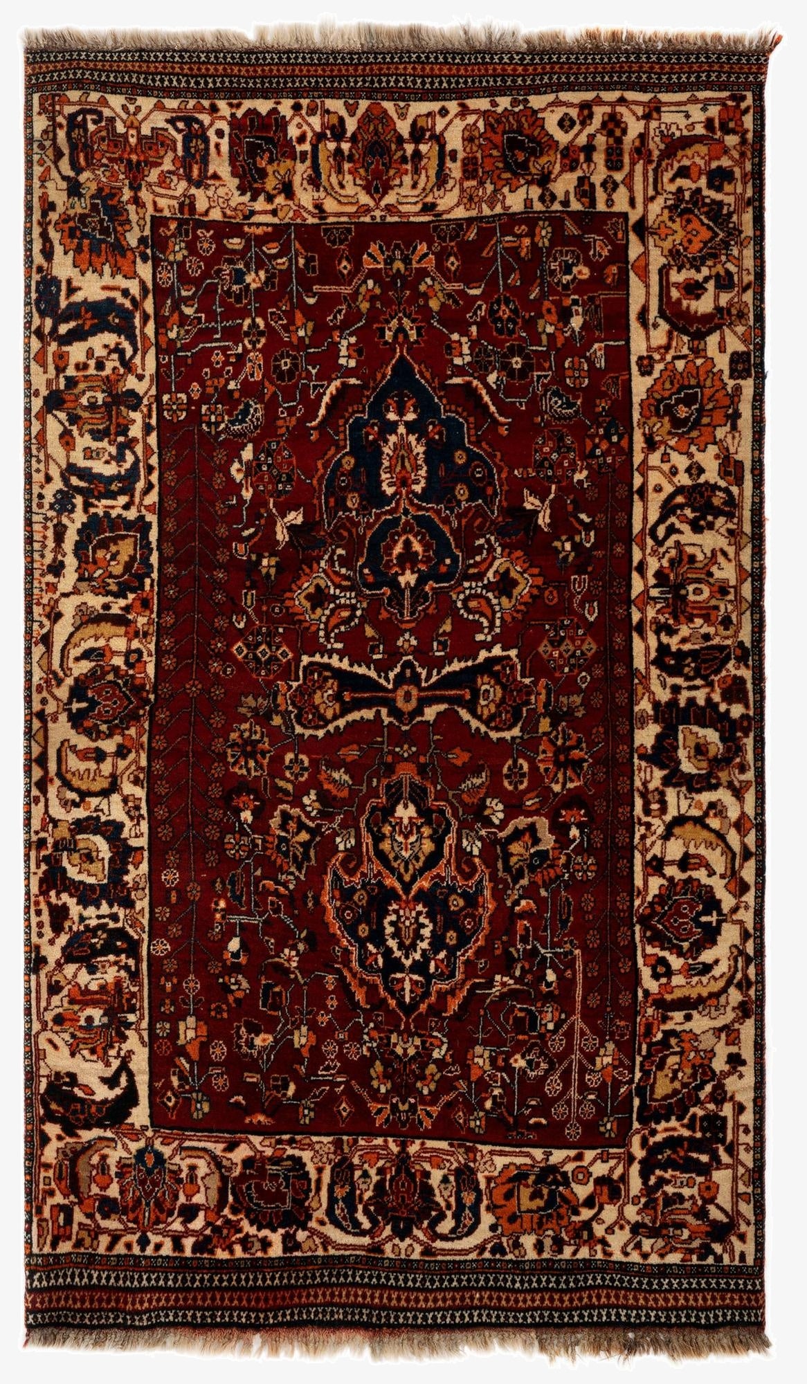  3' 10 x 6' 8 Ghashghai Wool Rug