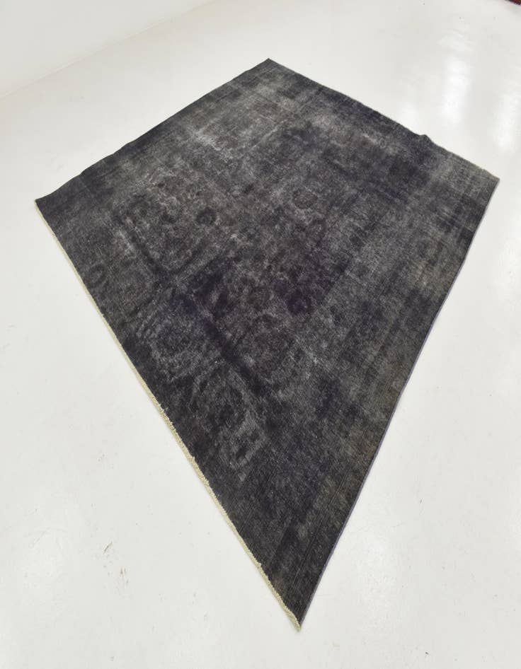 Detail image of  9' 6 x 9' 9  Hand Knotted Ultra Vintage Persian Wool Square Rug