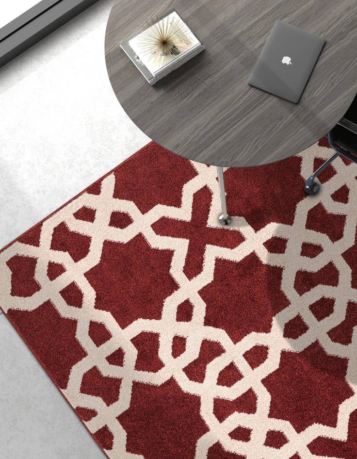 Detail image of  5' x 8' Lattice Rug