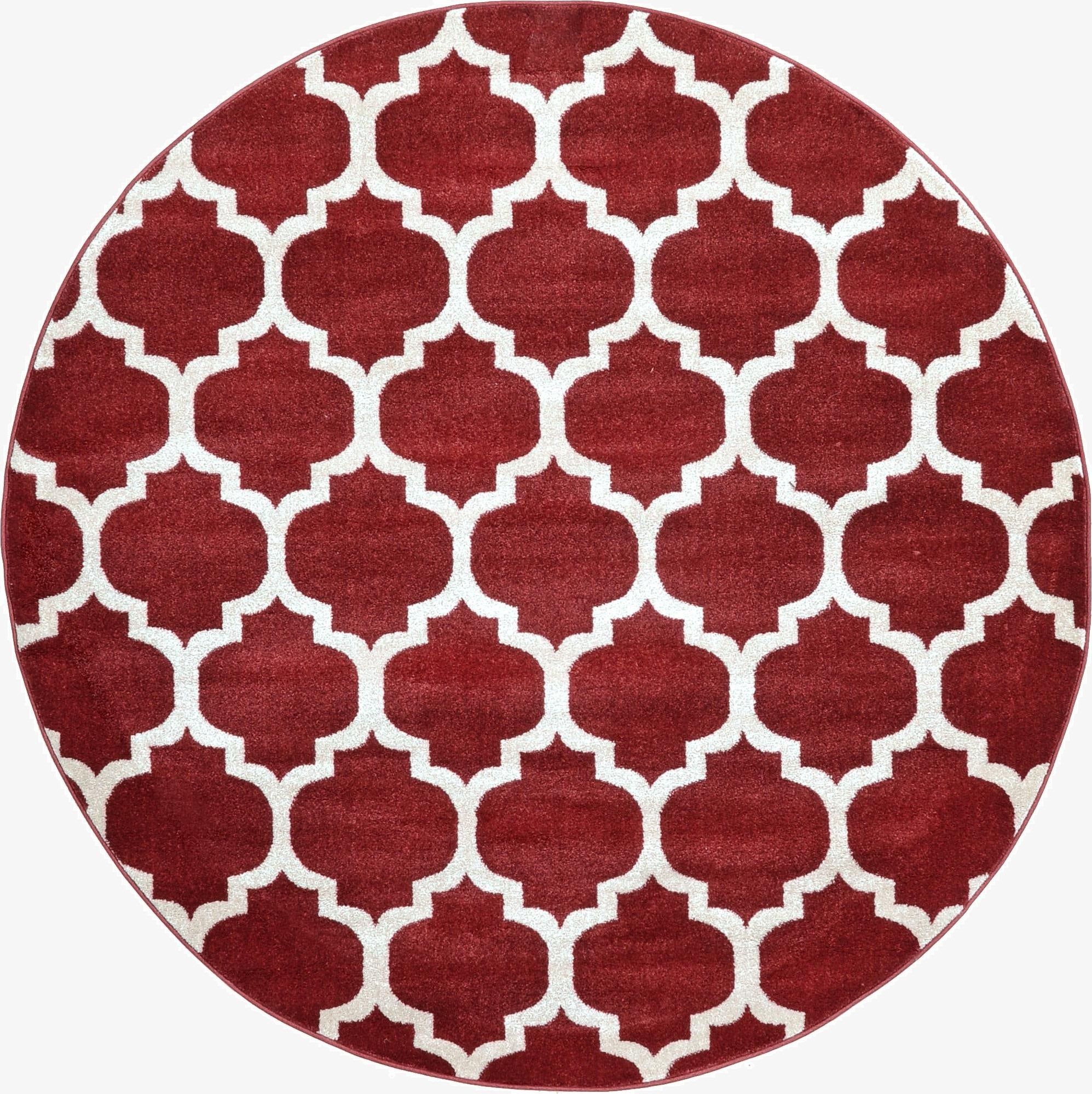  6' x 6' Lattice Round Rug