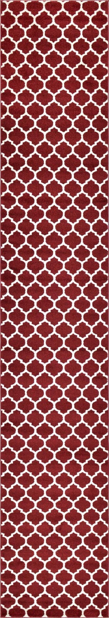 Primary image  2' 7 x 16' 5 Lattice Runner Rug