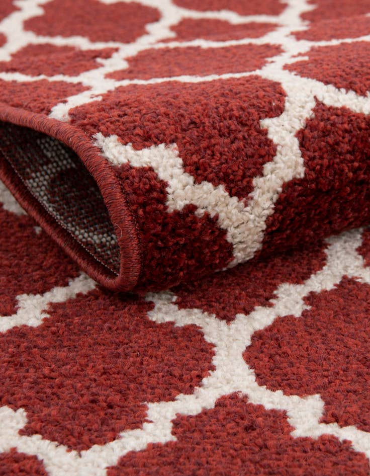 Detail image of  6' x 6' Lattice Square Rug