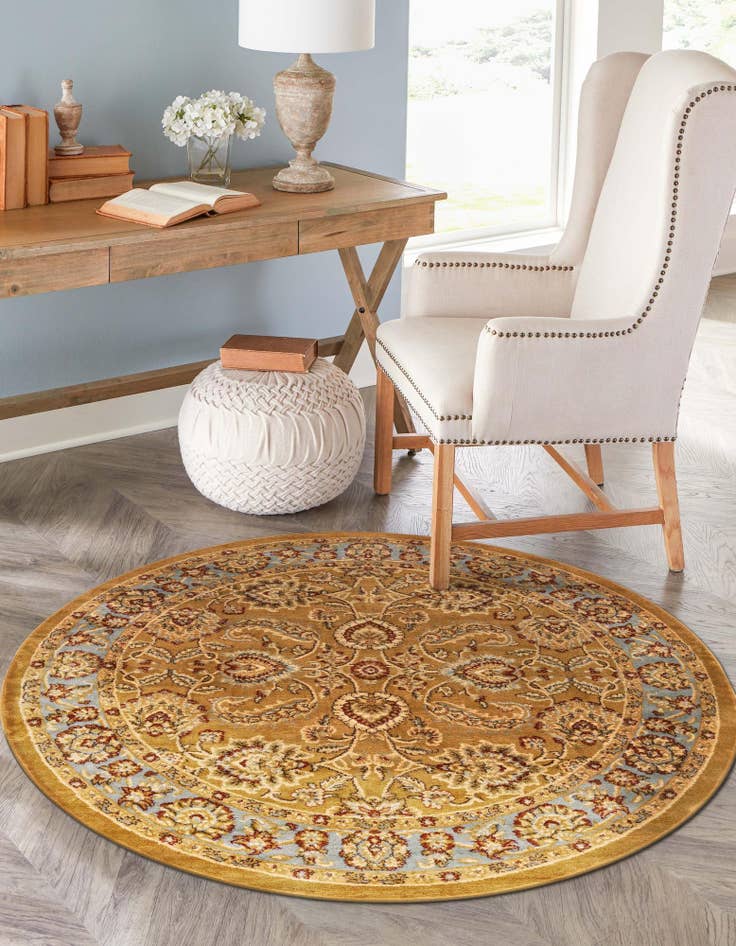 Detail image of  7' 10 x 7' 10 Aditi Round Rug