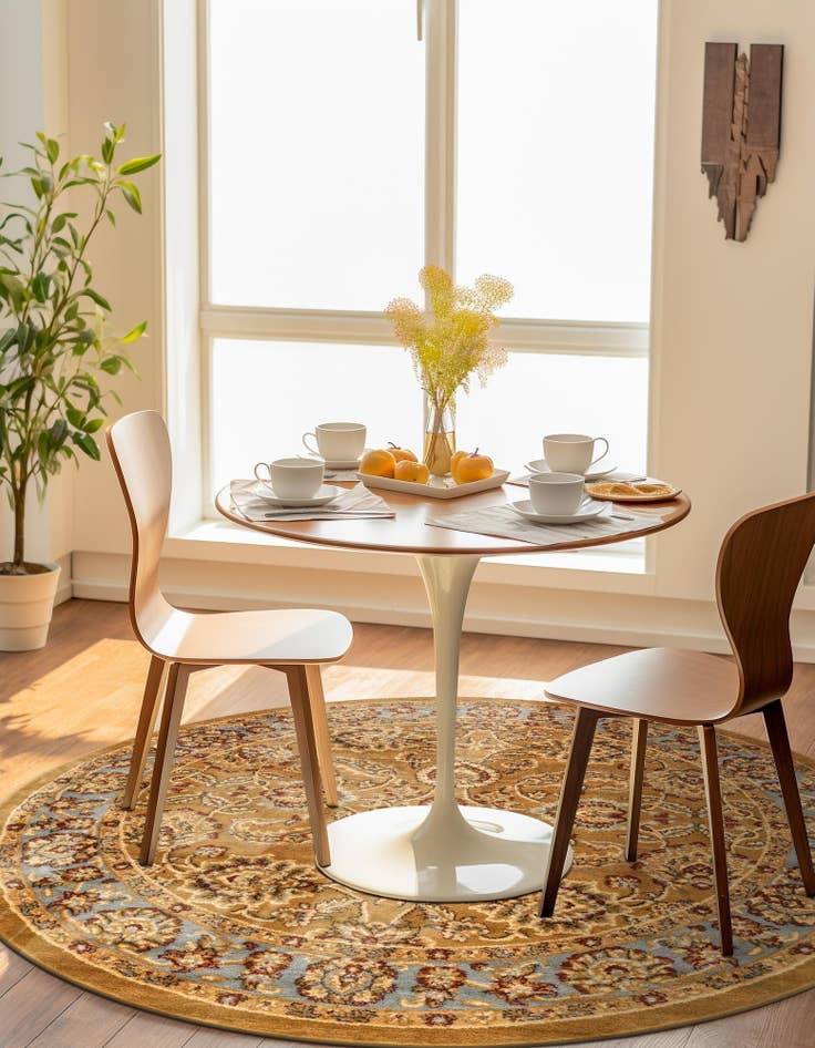 Detail image of  7' 10 x 7' 10 Aditi Round Rug