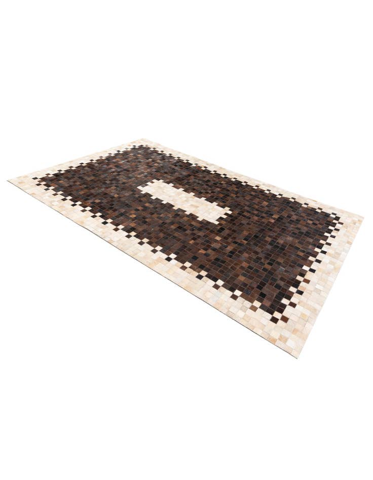 Detail image of  5' x 8' 1 Cowhide Stocks Rug