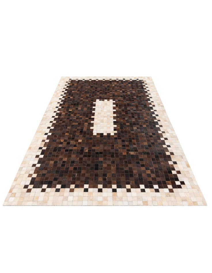 Detail image of  5' x 8' 1 Cowhide Stocks Rug