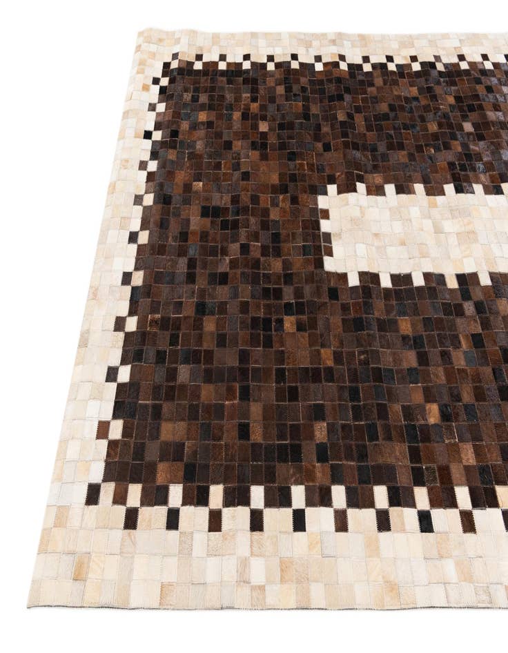 Detail image of  5' x 8' 1 Cowhide Stocks Rug