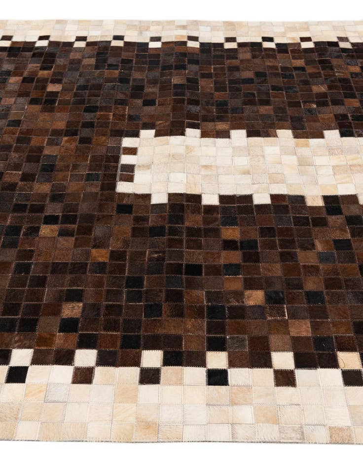 Detail image of  5' x 8' 1 Cowhide Stocks Rug