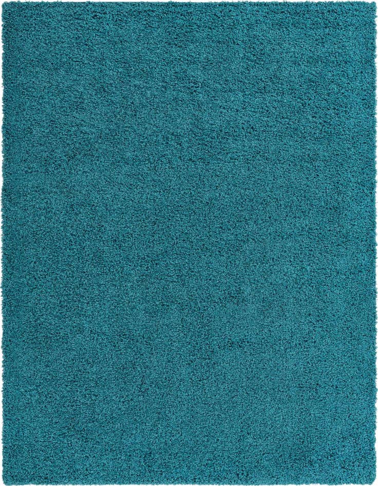 Detail image of  7' 10 x 11' Solid Shag Rug